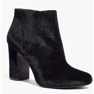 NEW IN BOX MADEWELL Nealy Velvet Boots